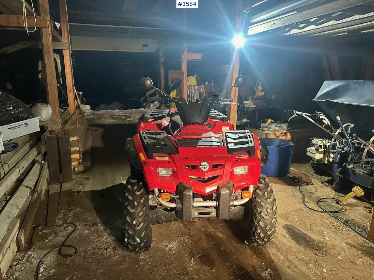 2004 Bombardier Outlander 400 firhjuling w/ Pasture mower and trailer. - Side-by-side/ ATV: picture 3 2004 Bombardier Outlander 400 firhjuling w/ Pasture mower and trailer. - Side-by-side/ ATV: picture 3