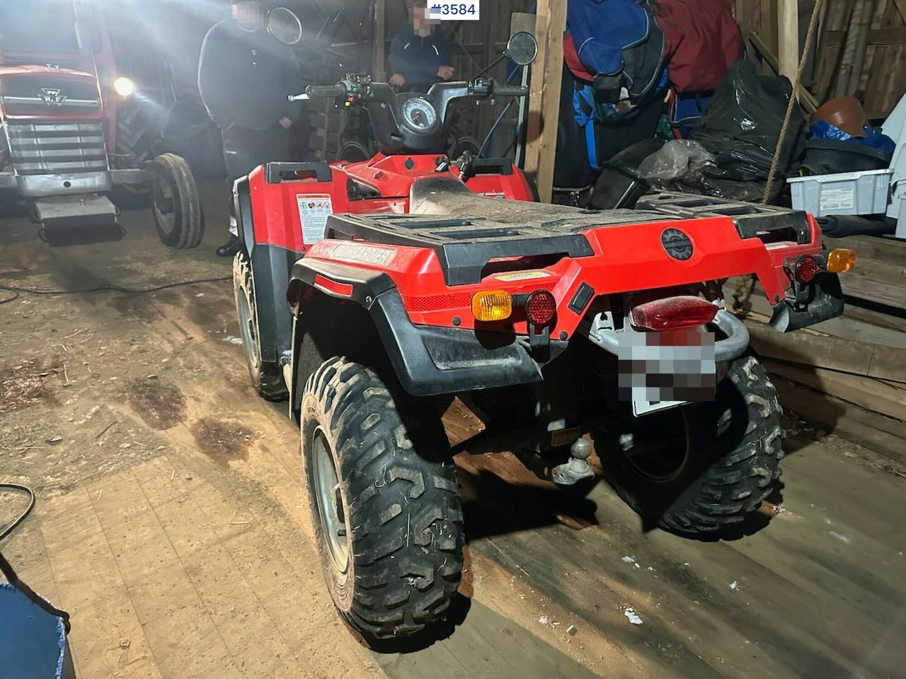 2004 Bombardier Outlander 400 firhjuling w/ Pasture mower and trailer. - Side-by-side/ ATV: picture 5 2004 Bombardier Outlander 400 firhjuling w/ Pasture mower and trailer. - Side-by-side/ ATV: picture 5