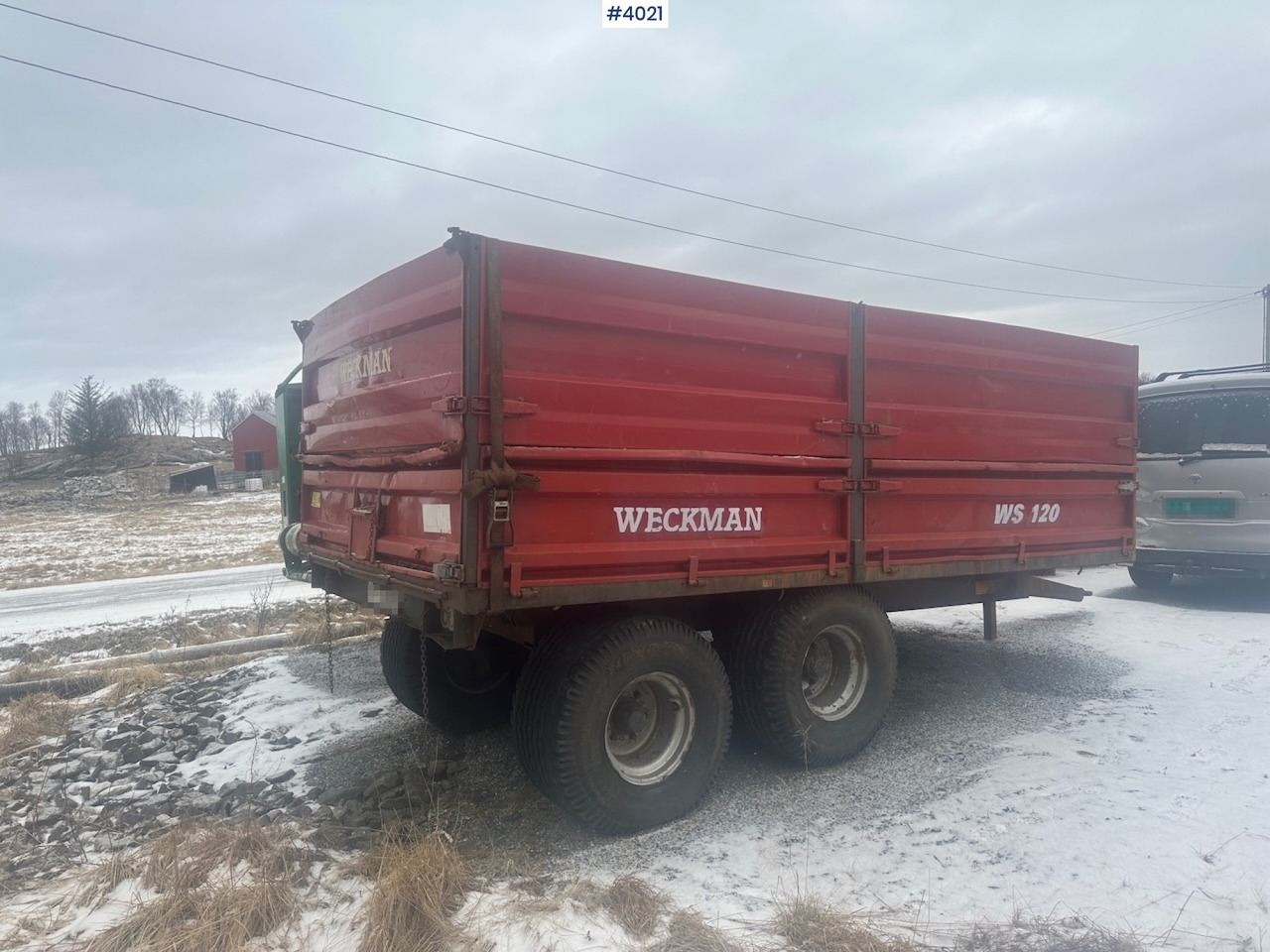 2006 Weckman WS120 traktorhenger m/ rundballegrinder og toppkarmer. - Farm trailer: picture 5 2006 Weckman WS120 traktorhenger m/ rundballegrinder og toppkarmer. - Farm trailer: picture 5