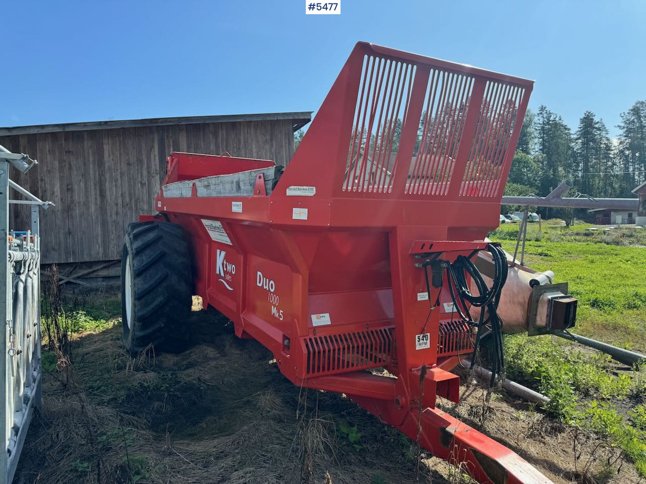 2014 Ktwo Duo 1000 Mk5 - Manure spreader: picture 3 2014 Ktwo Duo 1000 Mk5 - Manure spreader: picture 3