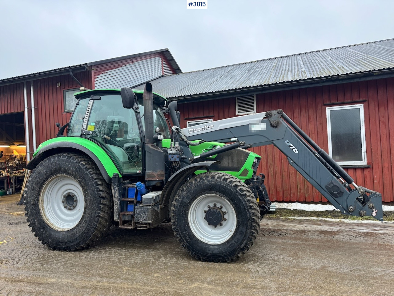 2015 Deutz-fahr 6190 Agrotron w/ Front loader, Front PTO and 2 sets of tires. - Farm tractor: picture 1 2015 Deutz-fahr 6190 Agrotron w/ Front loader, Front PTO and 2 sets of tires. - Farm tractor: picture 1