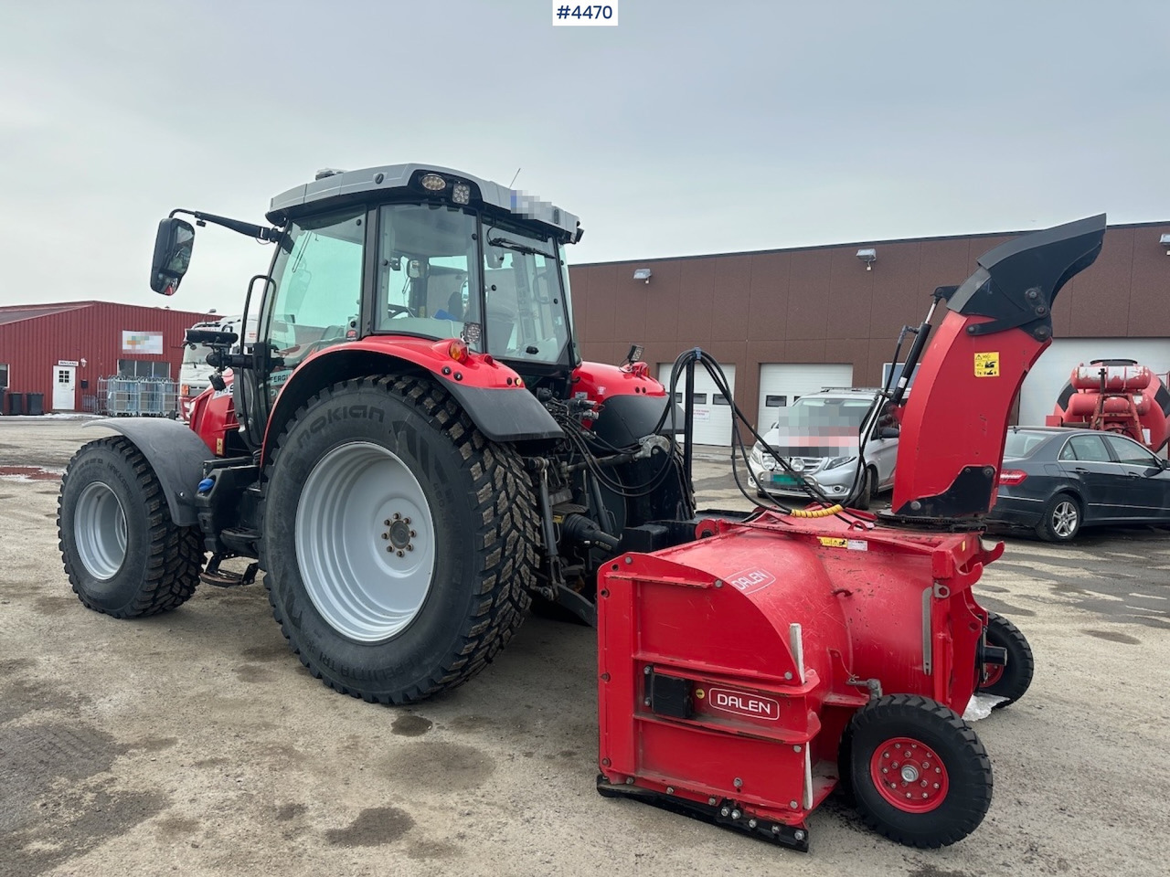 Farm tractor 2018 Massey Ferguson MF5713 S w/ 2020 Dalen snow blower: picture 8 Farm tractor 2018 Massey Ferguson MF5713 S w/ 2020 Dalen snow blower: picture 8