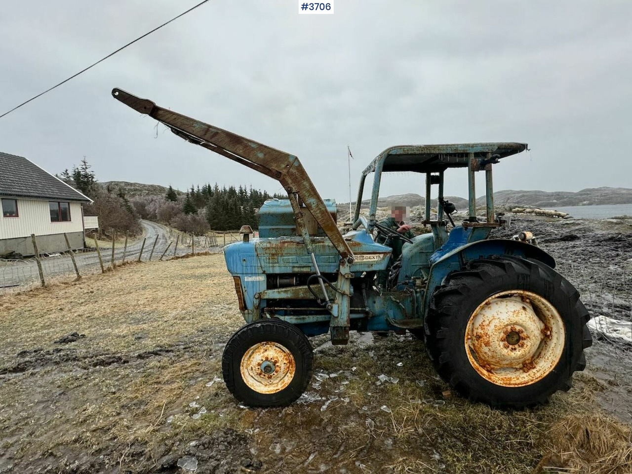 Ca. 1966 Ford Dexta 2000 m/ frontlaster og skuffe - Farm tractor: picture 5 Ca. 1966 Ford Dexta 2000 m/ frontlaster og skuffe - Farm tractor: picture 5