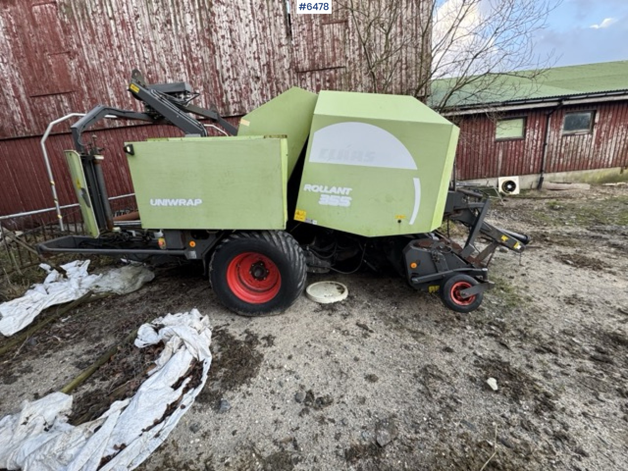 Claas Rollant 255 Uniwrap – 2010 model Condition: Repair project / for parts - Hay and forage equipment: picture 1 Claas Rollant 255 Uniwrap – 2010 model Condition: Repair project / for parts - Hay and forage equipment: picture 1