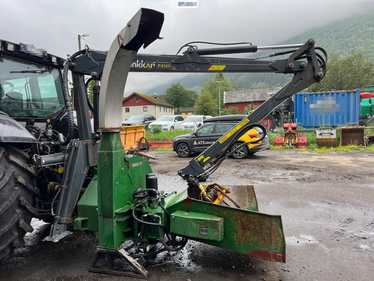 2015 NHS 300E chipper and 2015 Junkkari P4169 Crane - Forestry equipment: picture 4 2015 NHS 300E chipper and 2015 Junkkari P4169 Crane - Forestry equipment: picture 4