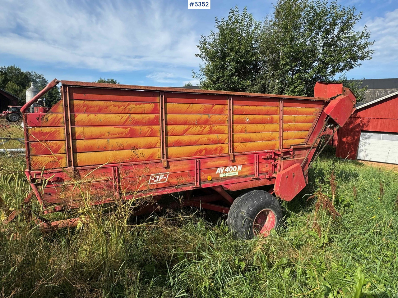 JF AV400N Unloader trailer - Hay and forage equipment: picture 3 JF AV400N Unloader trailer - Hay and forage equipment: picture 3