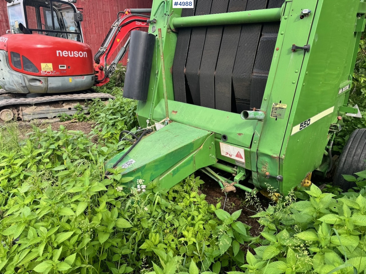 John Deere 550 Round baler with control box - Hay and forage equipment: picture 5 John Deere 550 Round baler with control box - Hay and forage equipment: picture 5