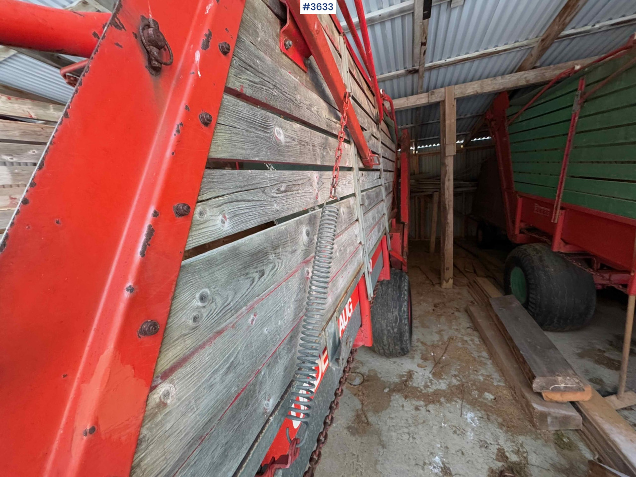 Hay and forage equipment Kverneland UN7000 unloading trailer: picture 6