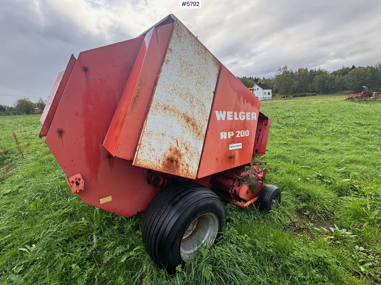Welger RP 200 Mastercut round baler. Partially repaired object. - Hay and forage equipment: picture 4 Welger RP 200 Mastercut round baler. Partially repaired object. - Hay and forage equipment: picture 4