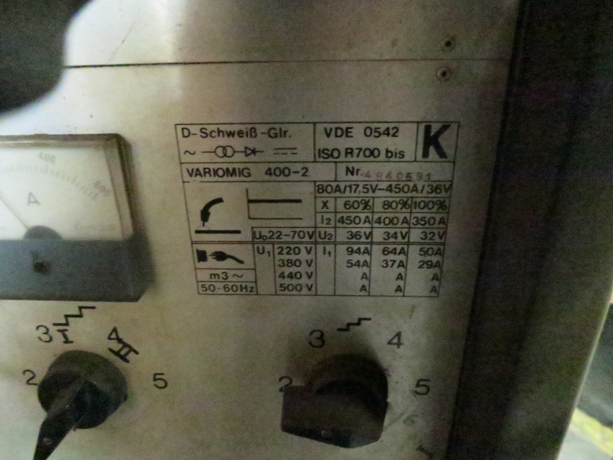 D-Schweiss Glr Variomig 400-2 - Welding equipment: picture 3 D-Schweiss Glr Variomig 400-2 - Welding equipment: picture 3