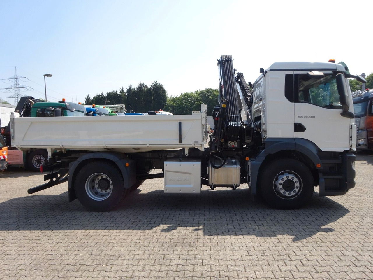 Crane truck MAN 22.400 TGS + HIAB X-HIDUO 138 Kran: picture 13