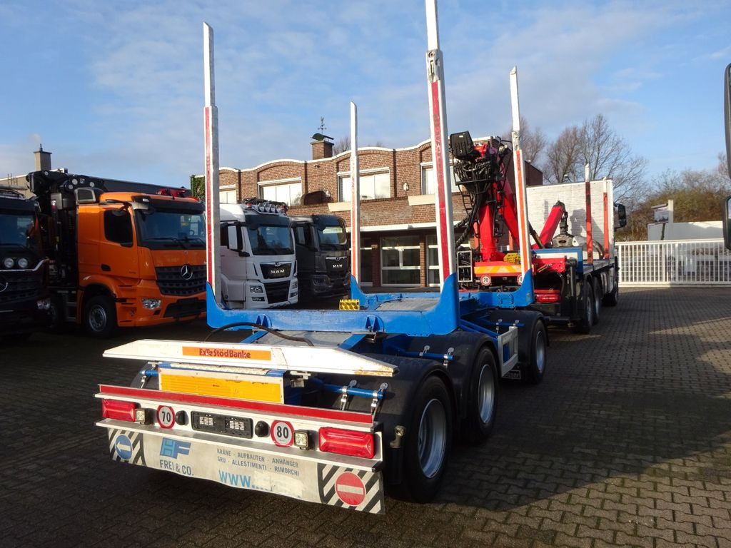 Log truck, Crane truck MAN 28.500 TGS mit EPSILON-Kran+Achleitner Anhänger MAN 28.500 TGS  Allrad. HOLZZUG EPSILON-Kran GREIFER: picture 14