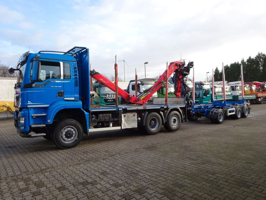 MAN 28.500 TGS mit EPSILON-Kran+Achleitner Anhänger MAN 28.500 TGS Allrad. HOLZZUG EPSILON-Kran GREIFER - Log truck, Crane truck: picture 3 MAN 28.500 TGS mit EPSILON-Kran+Achleitner Anhänger MAN 28.500 TGS Allrad. HOLZZUG EPSILON-Kran GREIFER - Log truck, Crane truck: picture 3