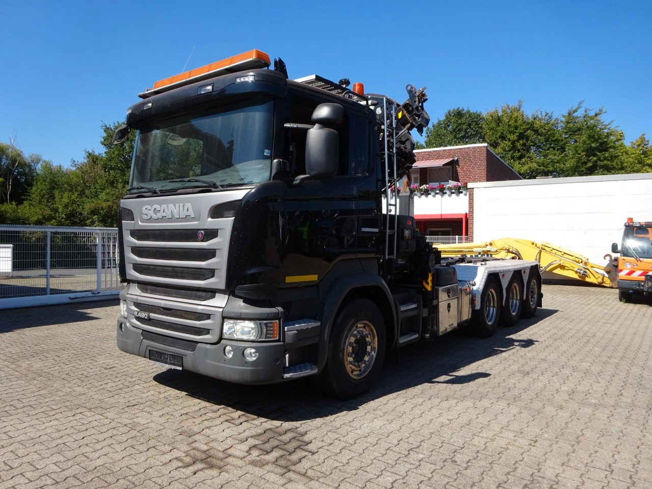 Scania R490 Abroller + HIAB 302E-6 Bj.2021 !Kran TRIDEM Scania R490 Abroller + HIAB 302E-6 Kran *BJ 2021* - Crane truck, Hook lift truck: picture 5 Scania R490 Abroller + HIAB 302E-6 Bj.2021 !Kran TRIDEM Scania R490 Abroller + HIAB 302E-6 Kran *BJ 2021* - Crane truck, Hook lift truck: picture 5