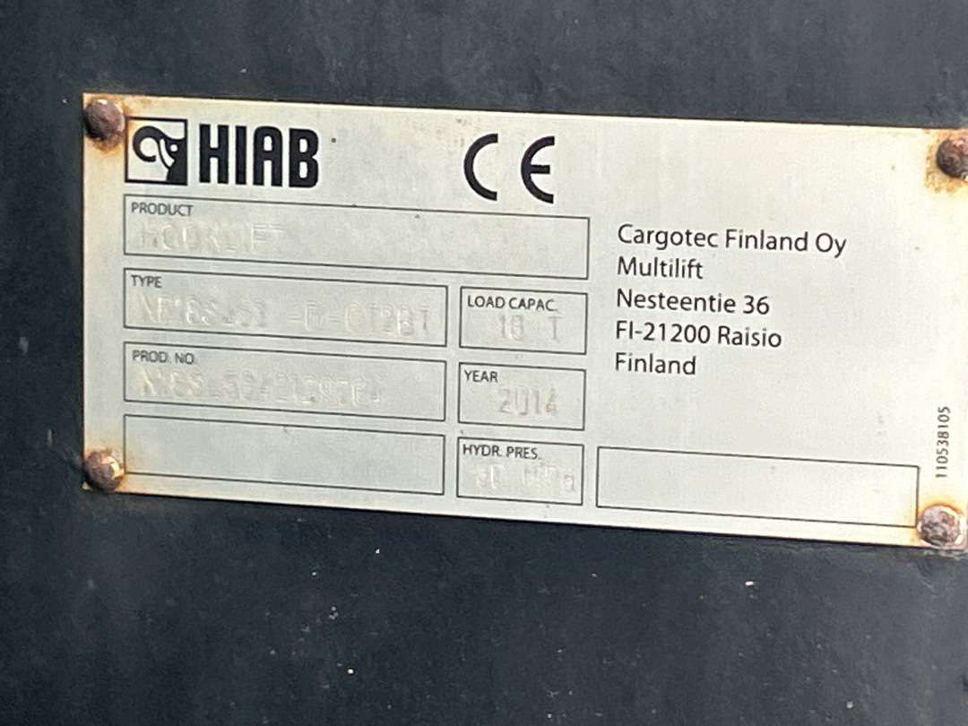 Hook lift truck 2014 MAN TGX 26.480 Krokbil EU-godkjent Euroklasse 6T: picture 8