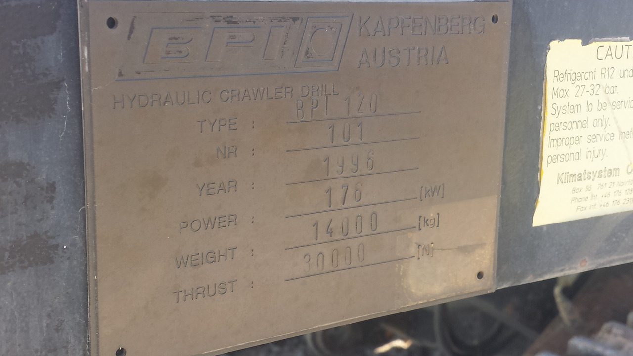 Drilling rig BÖHLER BPI 120: picture 27