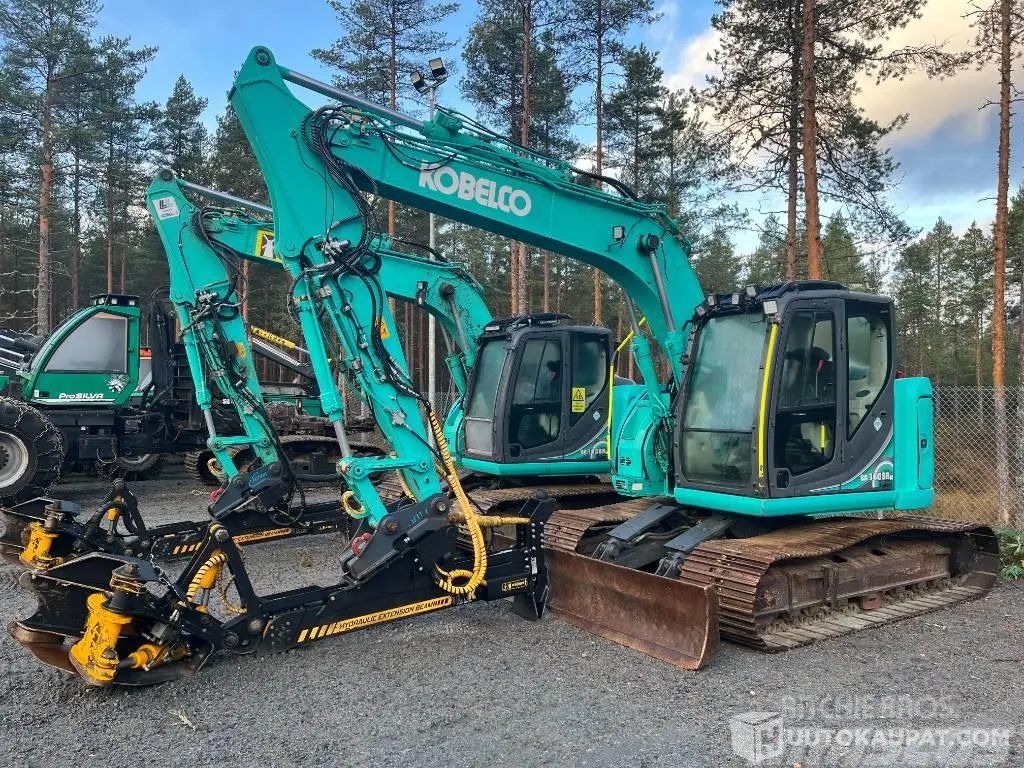 Kobelco SK 140 SRLC-5, 2018, 7 400 h Tela alustainen kaivinkone + TMK 300 Harvesteri, Ruovesi - Construction machinery: picture 1 Kobelco SK 140 SRLC-5, 2018, 7 400 h Tela alustainen kaivinkone + TMK 300 Harvesteri, Ruovesi - Construction machinery: picture 1