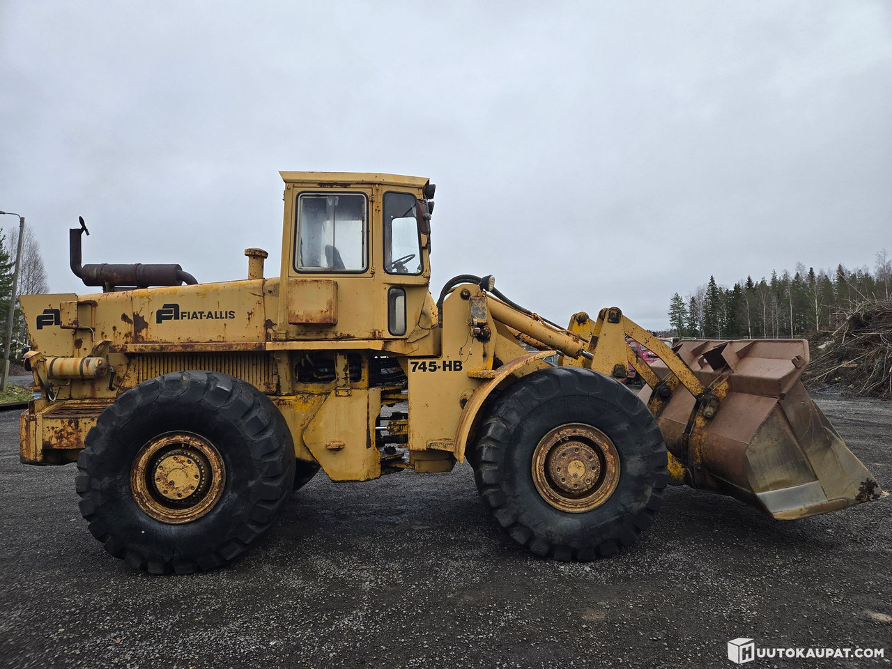 Fiat-Allis 745 pyöräkuormaaja,kuormaaja,pyöräkone, Pihtipudas - Wheel loader: picture 3 Fiat-Allis 745 pyöräkuormaaja,kuormaaja,pyöräkone, Pihtipudas - Wheel loader: picture 3