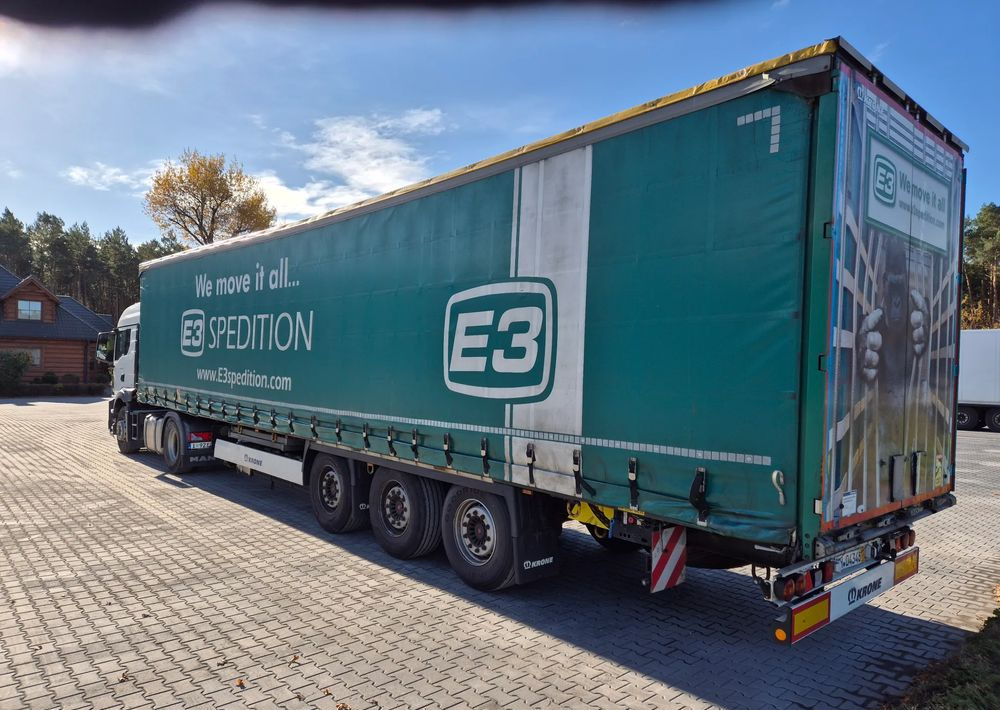 Krone BDE STANDARD PODNOSZONY DACH / z Niemiec PONADGABARYTY POSZERZANA OPONY 80% - Curtainsider semi-trailer: picture 2 Krone BDE STANDARD PODNOSZONY DACH / z Niemiec PONADGABARYTY POSZERZANA OPONY 80% - Curtainsider semi-trailer: picture 2