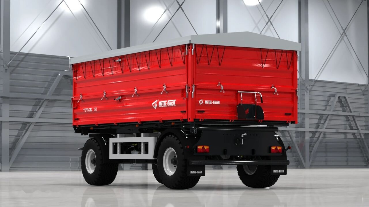 Metal-Fach T711/1L – 8t Long dwuosiowa - Farm trailer: picture 1 Metal-Fach T711/1L – 8t Long dwuosiowa - Farm trailer: picture 1