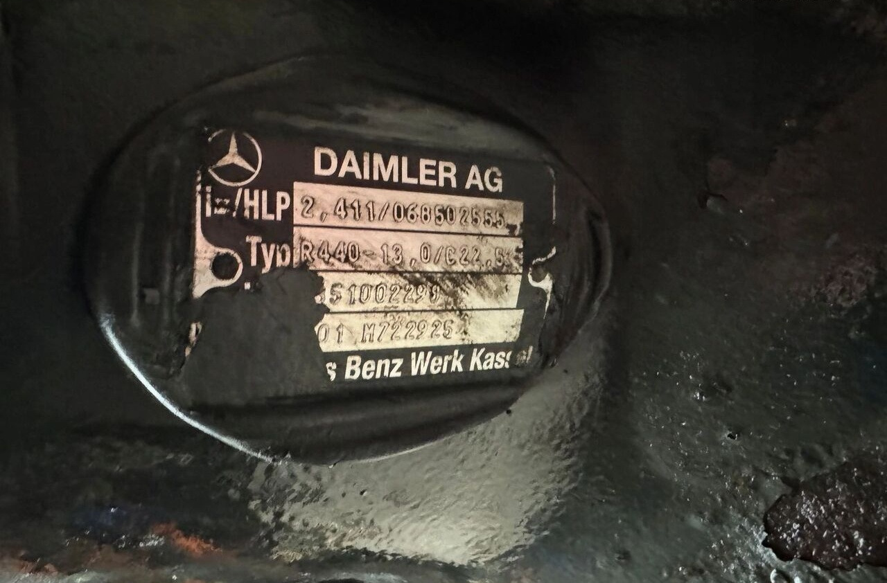 Mercedes-Benz ACTROS MP 4 2,411 R440-13 truck - Rear axle for Truck: picture 3 Mercedes-Benz ACTROS MP 4 2,411 R440-13 truck - Rear axle for Truck: picture 3