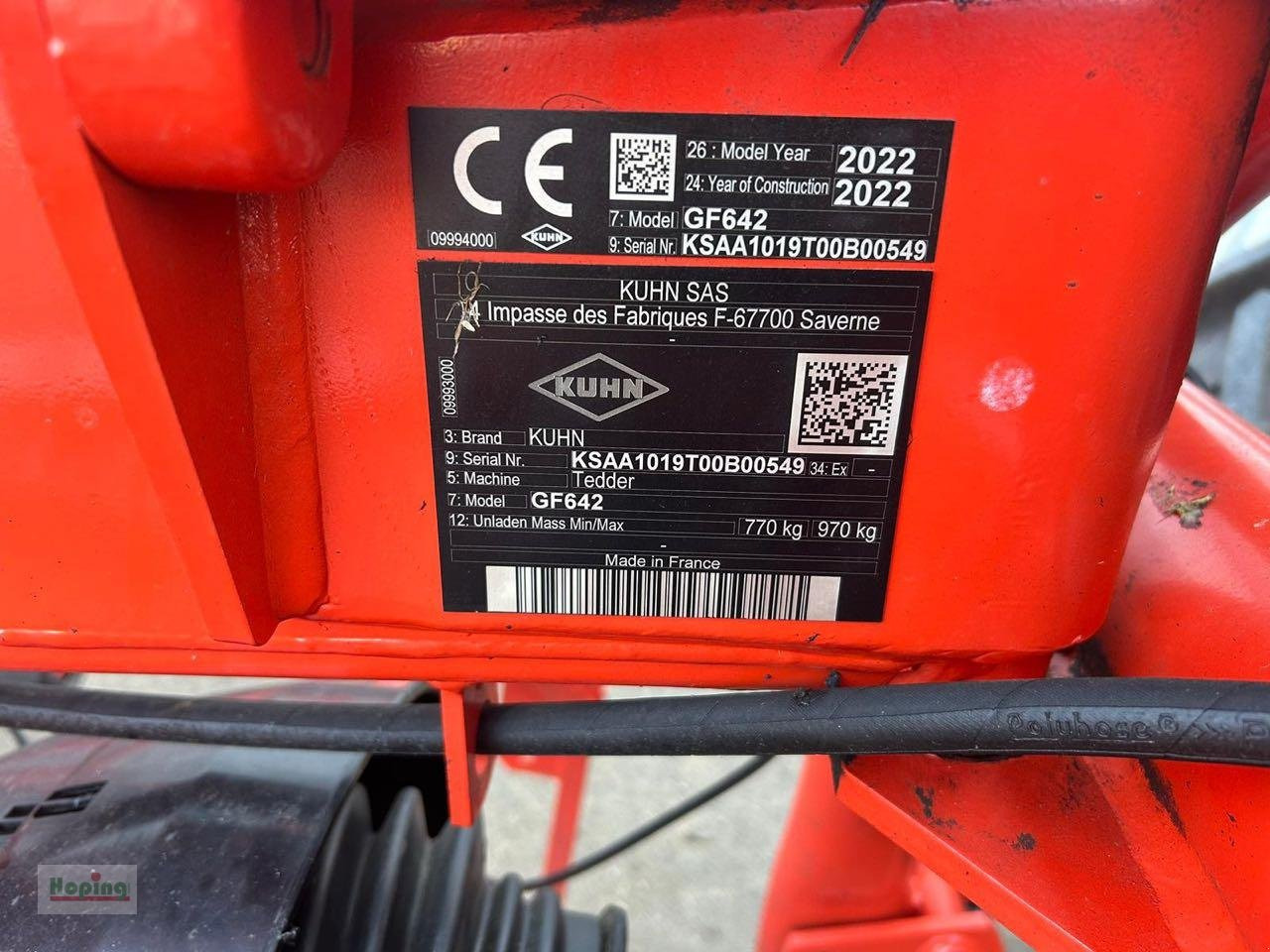 Kuhn GF642 - Tedder/ Rake: picture 4 Kuhn GF642 - Tedder/ Rake: picture 4