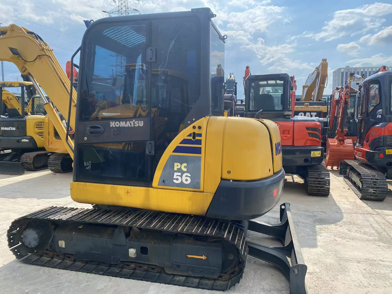 KOMATSU PC56-7 - Mini excavator: picture 4 KOMATSU PC56-7 - Mini excavator: picture 4