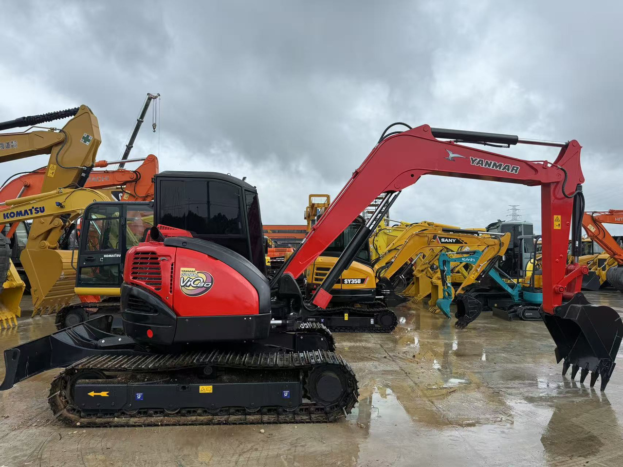 Yanmar Vio80 - Mini excavator: picture 5 Yanmar Vio80 - Mini excavator: picture 5