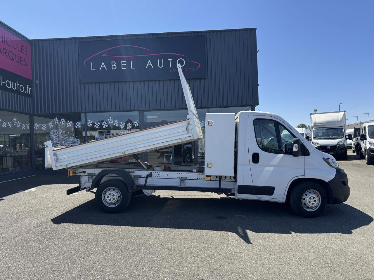 Tipper van Fiat Ducato 3.5 MAXI L 2.3 MULTIJET 160CH BENNE ACIER PACK PRO NAV + COFFRE JPM: picture 1