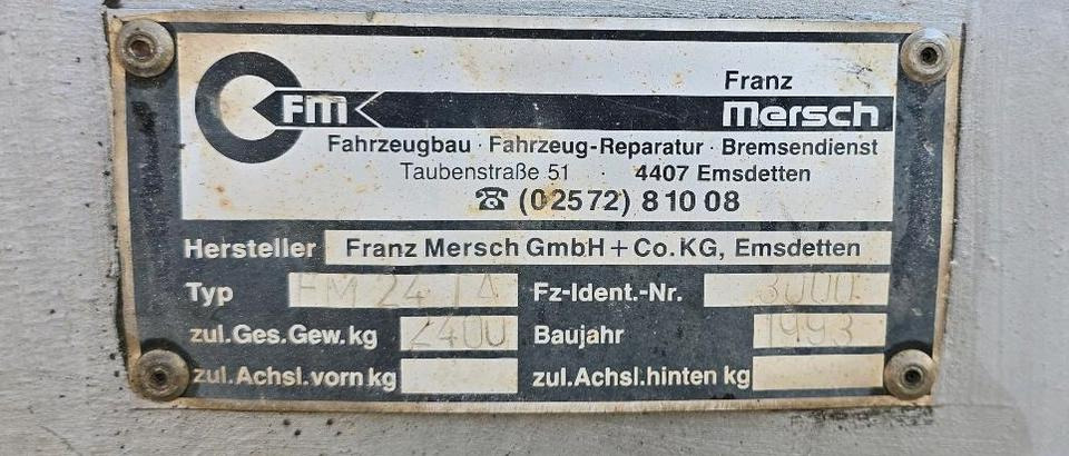 Mersch Hochlader Tieflader mit Auffahrrampen Anhänger PKW Tandemanhänger Wechselzugöse Höhenverstellbare Zugdeichsel leasing Mersch Hochlader Tieflader mit Auffahrrampen Anhänger PKW Tandemanhänger Wechselzugöse Höhenverstellbare Zugdeichsel: picture 6