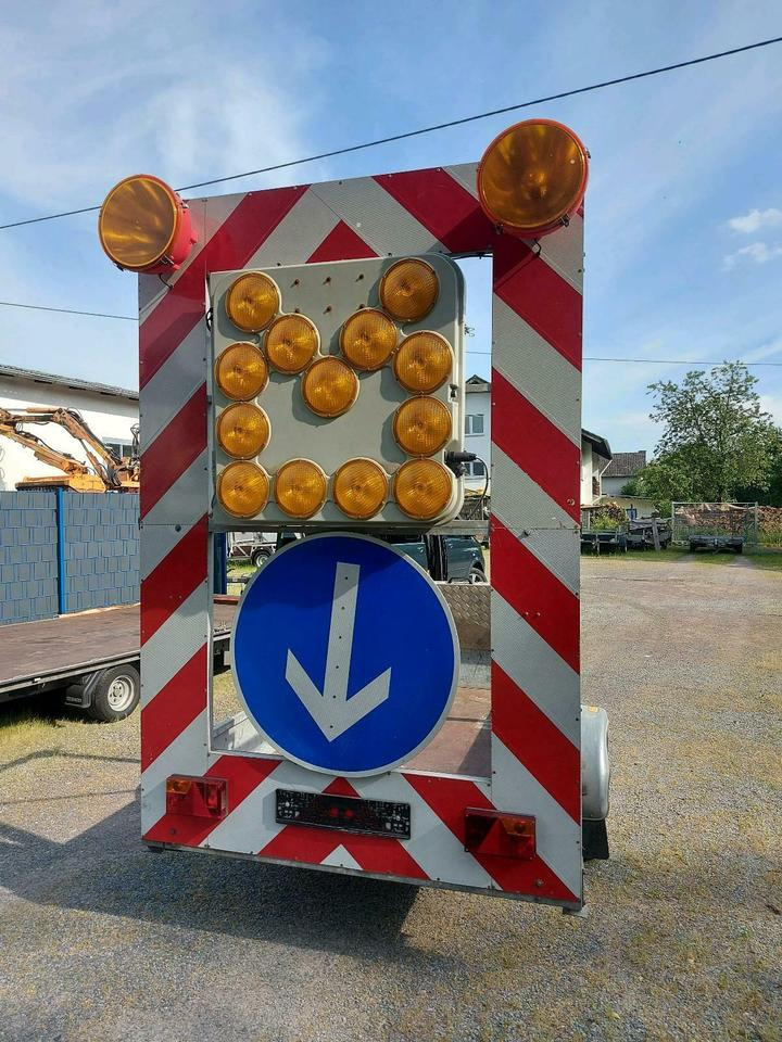 Trailer Trebbiner Absperrtafel Sperrwand Vz616 Nissen Horizont vz615: picture 6