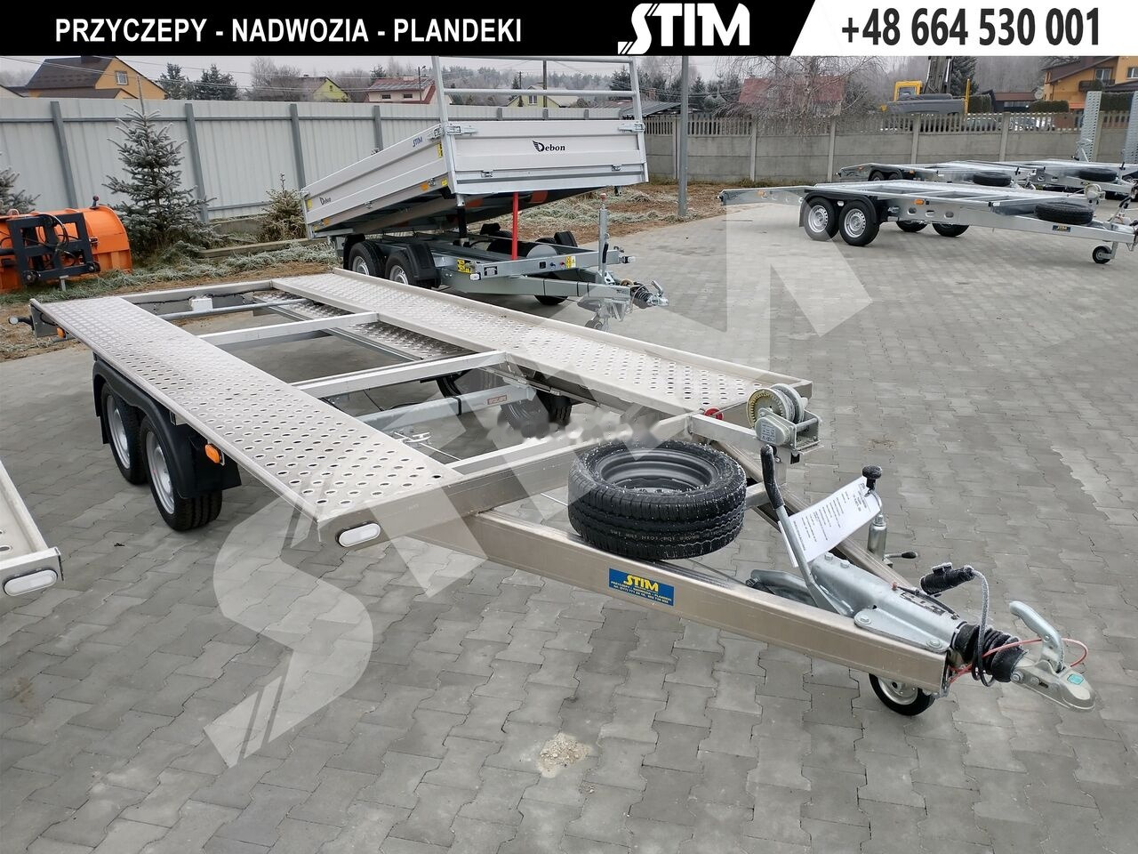 Stim L22/PP-TP/45-27A - Autotransporter trailer: picture 1 Stim L22/PP-TP/45-27A - Autotransporter trailer: picture 1
