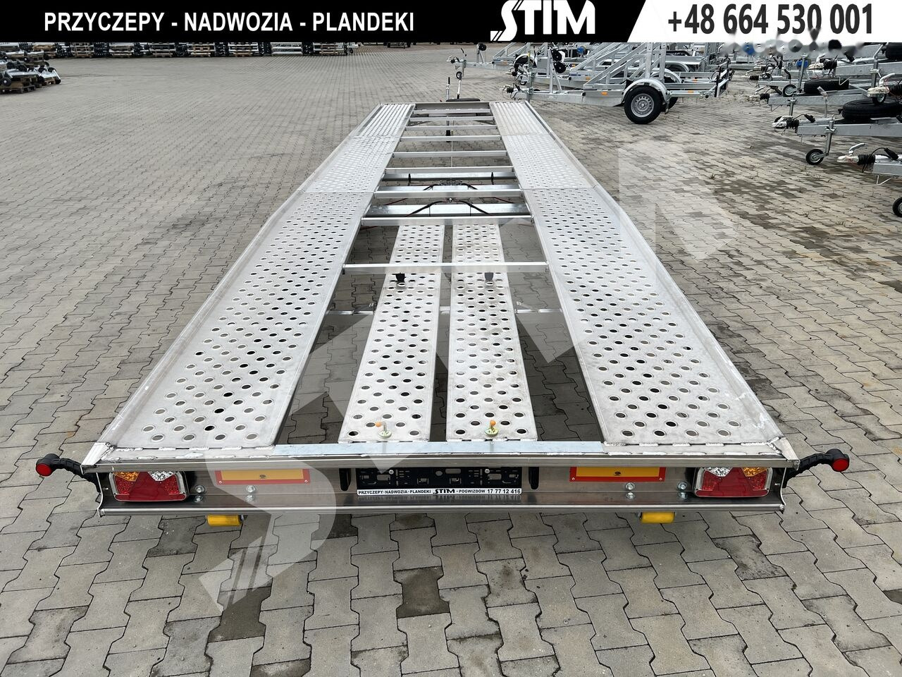 Stim L23/PP-TS/85-35AL - 195/50R13C - Autotransporter trailer: picture 2 Stim L23/PP-TS/85-35AL - 195/50R13C - Autotransporter trailer: picture 2