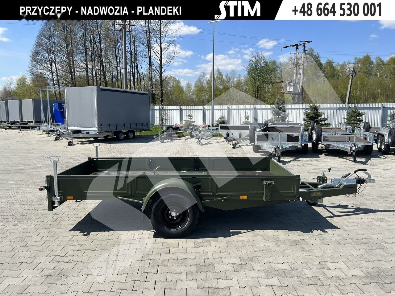 Stim S21-1,3/3515 (malowana proszkowo) - Dropside/ Flatbed trailer: picture 3 Stim S21-1,3/3515 (malowana proszkowo) - Dropside/ Flatbed trailer: picture 3