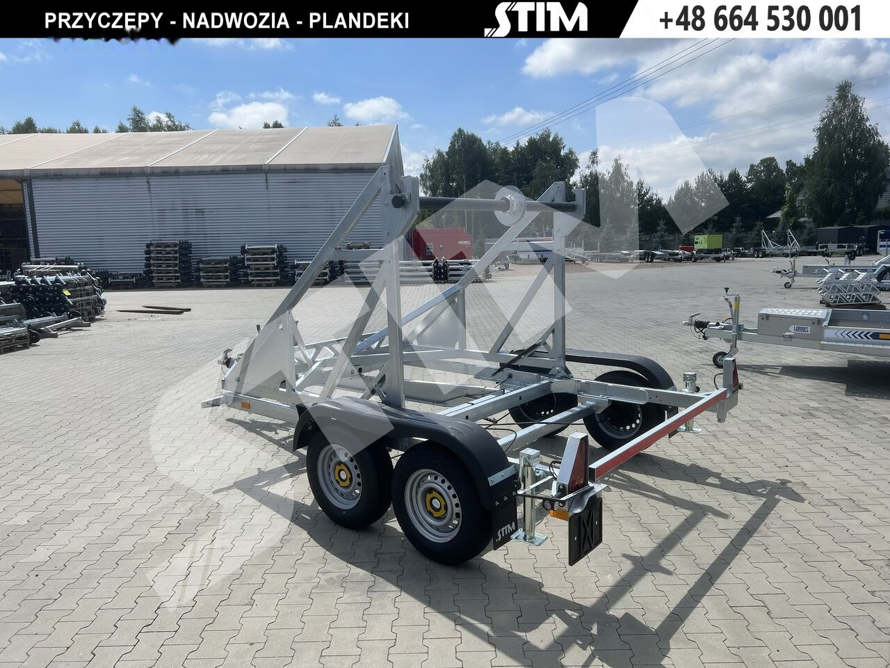 Stim S22/KB-35WR-KN - Cable drum trailer: picture 4 Stim S22/KB-35WR-KN - Cable drum trailer: picture 4