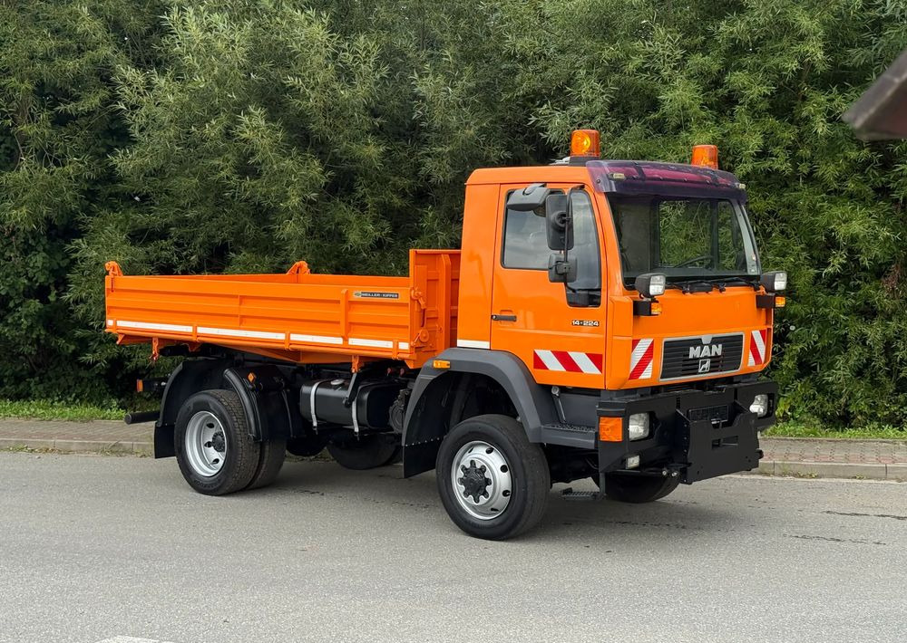 MAN * MAN 14-220 * Kiper Wywrotka Meiller * 4x4 * Zimowe Utrzymanie * Unimog * - Tipper: picture 2 MAN * MAN 14-220 * Kiper Wywrotka Meiller * 4x4 * Zimowe Utrzymanie * Unimog * - Tipper: picture 2