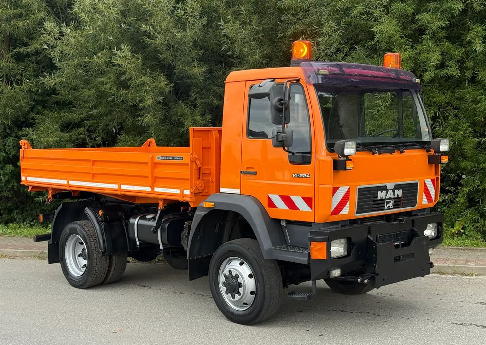 MAN * MAN 14-220 * Kiper Wywrotka Meiller * 4x4 * Zimowe Utrzymanie * Unimog * - Tipper: picture 3 MAN * MAN 14-220 * Kiper Wywrotka Meiller * 4x4 * Zimowe Utrzymanie * Unimog * - Tipper: picture 3