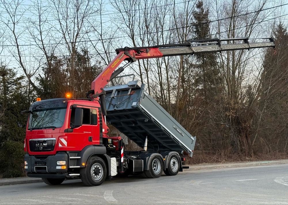 MAN * MAN TGS 28-440 * KIPER WYWROTKA * 4x4 Hydrodrive * HDS Palfinger PK 23000* Sprowadzony* Bardzo Dobry Stan * - Tipper: picture 1 MAN * MAN TGS 28-440 * KIPER WYWROTKA * 4x4 Hydrodrive * HDS Palfinger PK 23000* Sprowadzony* Bardzo Dobry Stan * - Tipper: picture 1