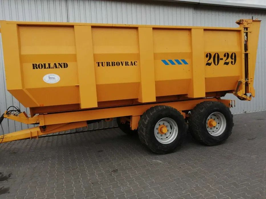 Przyczepa skorupowa 16 ton ROLLAND 20-29 TURBOVRAC - Farm trailer: picture 1 Przyczepa skorupowa 16 ton ROLLAND 20-29 TURBOVRAC - Farm trailer: picture 1