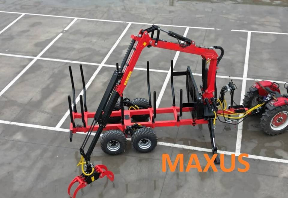NEW 10 TON Trailer with 2 TON Crane MAXUS Warranty up to 10 YEARS НОВИЙ причіп 10 ТОН Кран 2 ТОНИ MAXUS Гарантія до 10 РОКІВ NOWA przyczepa 10 TON Żuraw 2 TONY MAXUS Gwarancja do 10 LAT - Forestry trailer: picture 3 NEW 10 TON Trailer with 2 TON Crane MAXUS Warranty up to 10 YEARS НОВИЙ причіп 10 ТОН Кран 2 ТОНИ MAXUS Гарантія до 10 РОКІВ NOWA przyczepa 10 TON Żuraw 2 TONY MAXUS Gwarancja do 10 LAT - Forestry trailer: picture 3