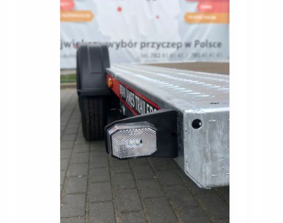 PRZYCZEPA LAWETA BJT A4 TRANSPORTER 4,5x2, 2 OSIE, 3T / BJT A4 TRANSPORTER FLATBED TRAILER 4.5x2, 2 AXLES, 3T - Autotransporter trailer: picture 4 PRZYCZEPA LAWETA BJT A4 TRANSPORTER 4,5x2, 2 OSIE, 3T / BJT A4 TRANSPORTER FLATBED TRAILER 4.5x2, 2 AXLES, 3T - Autotransporter trailer: picture 4