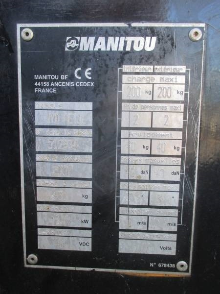 Articulated boom Manitou 170 AETJ: picture 8