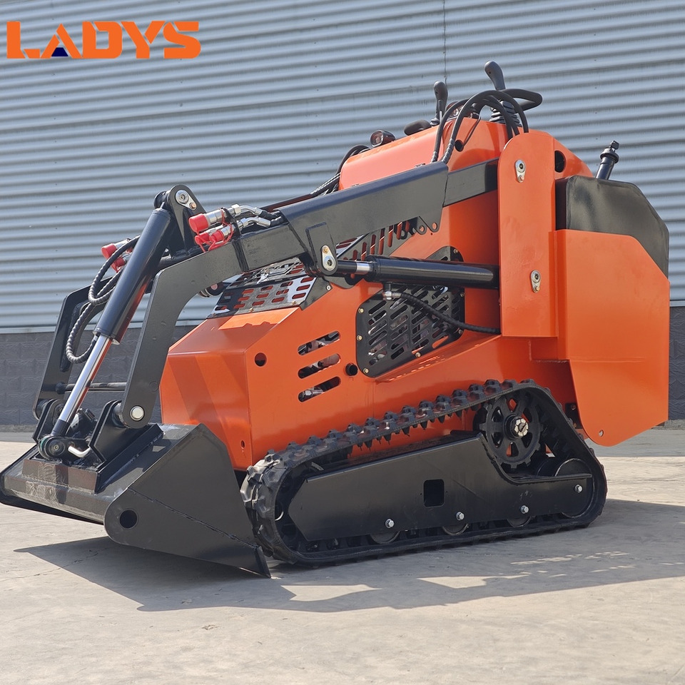 LADYS Free Shipping Mini Skid Steer Loader Compact Track Electric/Diesel Chinese Mini Skid Steer Loader For Sale With Mini Skid Steer Attachments 4 In 1 Bucket - Skid steer loader: picture 3 LADYS Free Shipping Mini Skid Steer Loader Compact Track Electric/Diesel Chinese Mini Skid Steer Loader For Sale With Mini Skid Steer Attachments 4 In 1 Bucket - Skid steer loader: picture 3