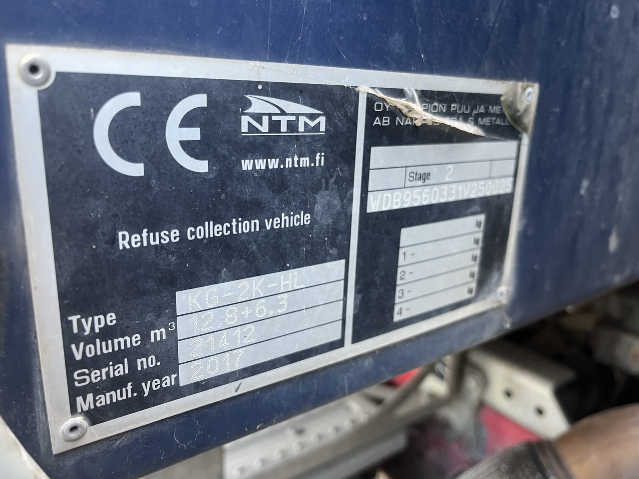 Garbage truck MERCEDES-BENZ Ecionic 2630 2 camber NTM: picture 9