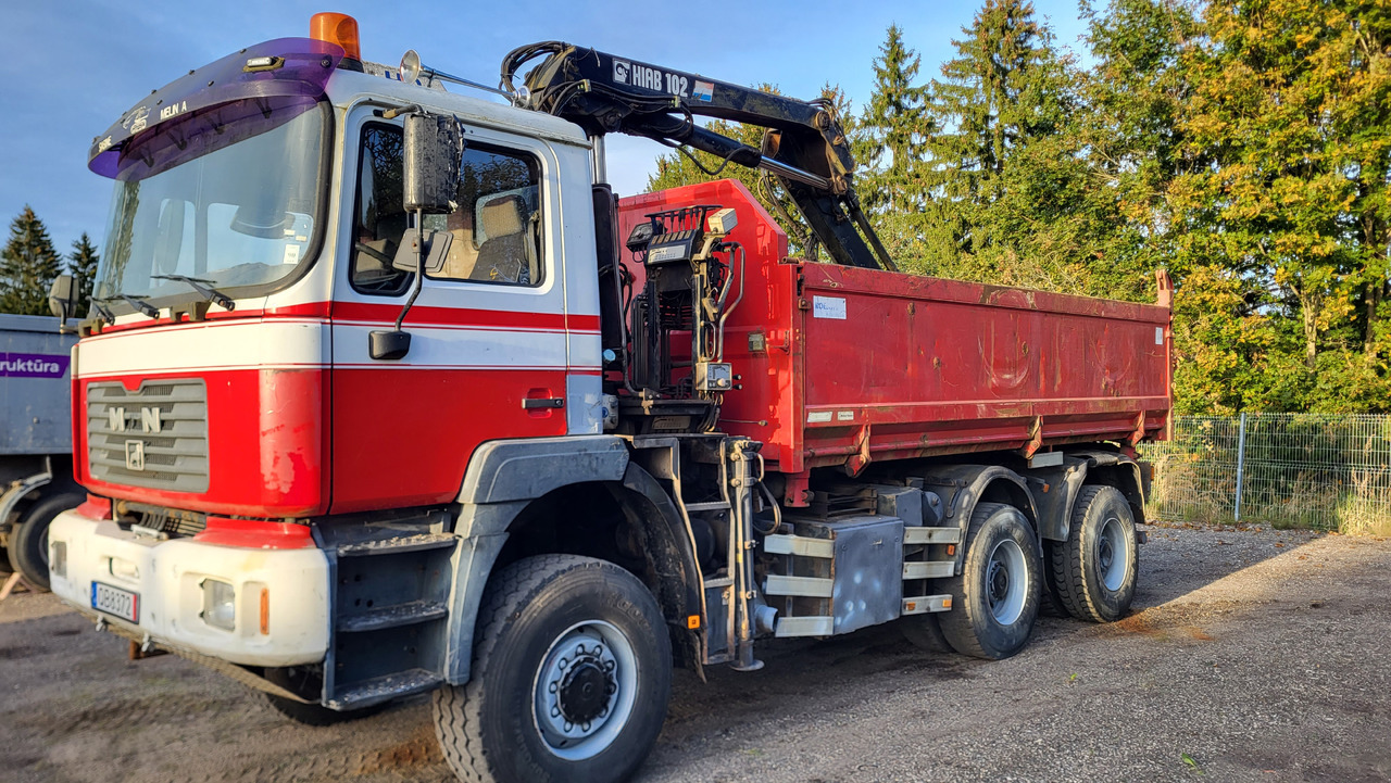 MAN 33.414 6X6 HIAB 102 33.414 - Tipper: picture 1 MAN 33.414 6X6 HIAB 102 33.414 - Tipper: picture 1