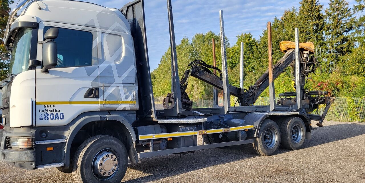 Scania G480 - Log truck, Crane truck: picture 1 Scania G480 - Log truck, Crane truck: picture 1