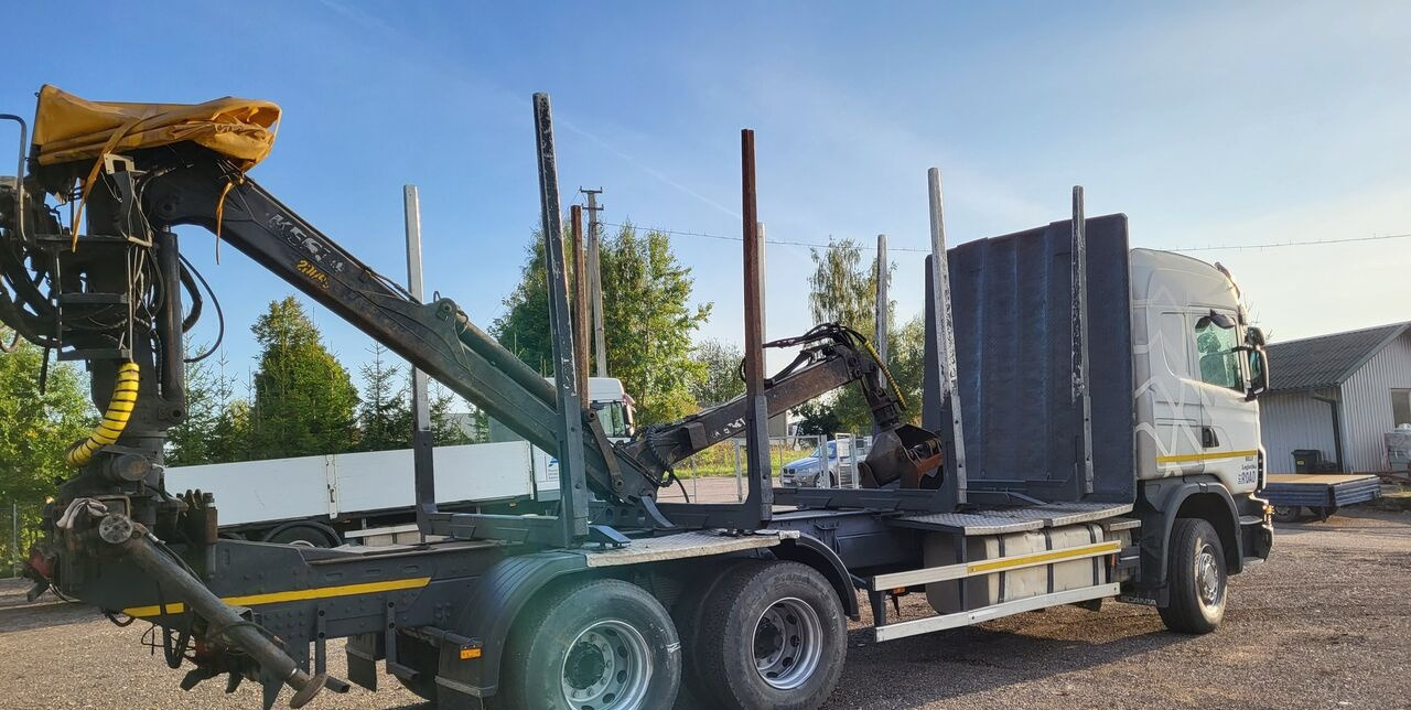 Scania G480 - Log truck, Crane truck: picture 5 Scania G480 - Log truck, Crane truck: picture 5