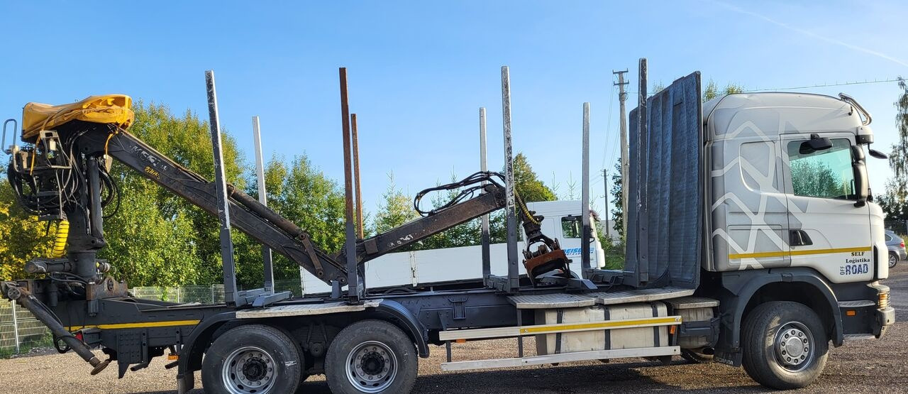 Scania G480 - Log truck, Crane truck: picture 4 Scania G480 - Log truck, Crane truck: picture 4