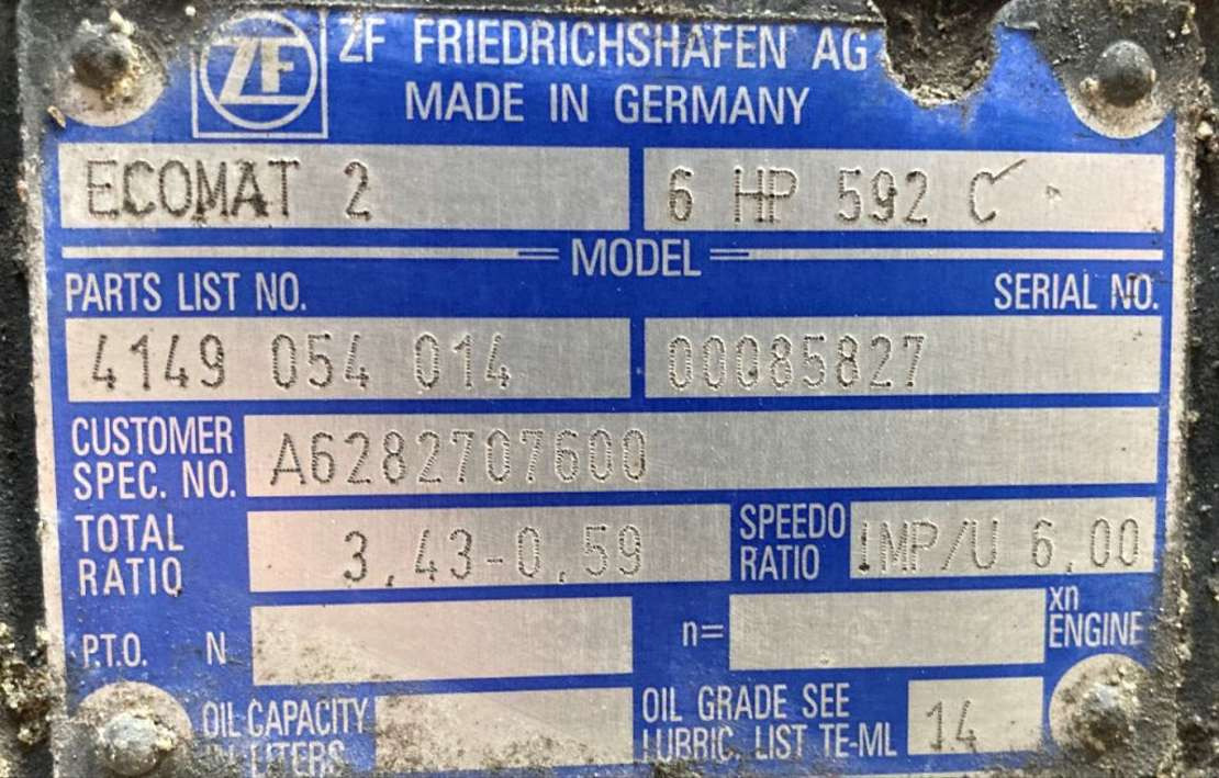 ZF Getriebe ZF 6HP 592C 6HP592C 4149054014 Mercedes Citaro Ecomat 2  - Gearbox for Bus: picture 2 ZF Getriebe ZF 6HP 592C 6HP592C 4149054014 Mercedes Citaro Ecomat 2  - Gearbox for Bus: picture 2