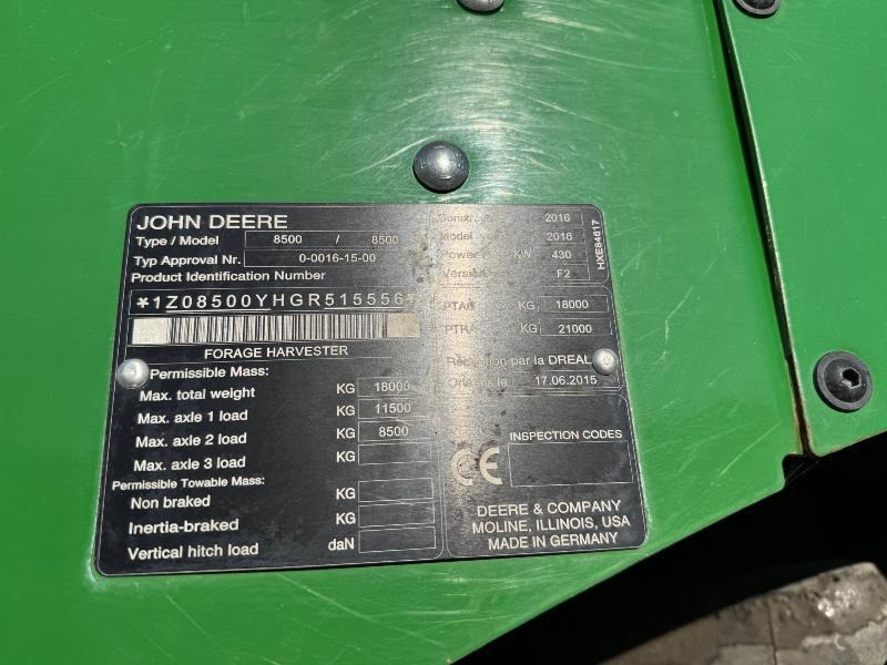 JOHN DEERE 8500 - Forage harvester: picture 4 JOHN DEERE 8500 - Forage harvester: picture 4
